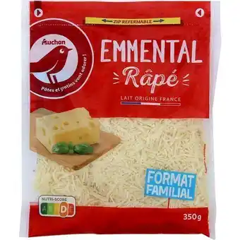 Auchan Emmental râpé auchan offre