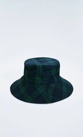 Chapeau bob réversible gros carreaux