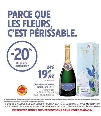 Champagne brut demoiselle