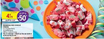 Intermarché Contact Bonbons red dingue krema offre