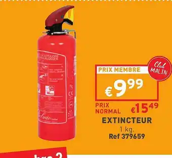 Trafic Extincteur offre