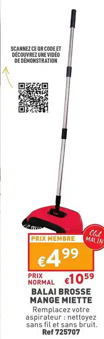 Trafic Balai brosse mange miette offre