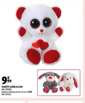Auchan Fluffy love 14 cm offre