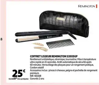 Coffret lisseur remington s3505gp remington