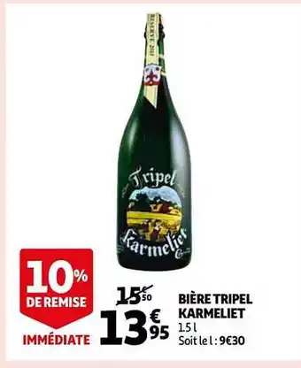 Auchan Bière tripel karmeliet offre
