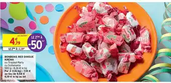 Intermarché Bonbons red dingue krema offre