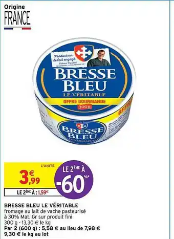 Bresse bleu le véritable