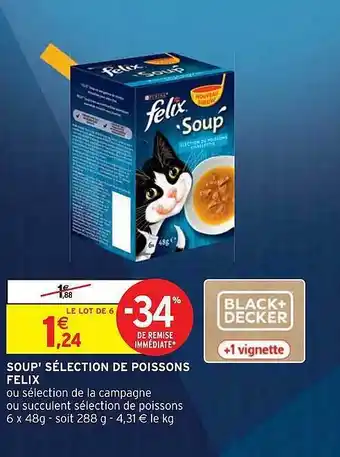 Intermarché Soup' sélection de poissons felix offre