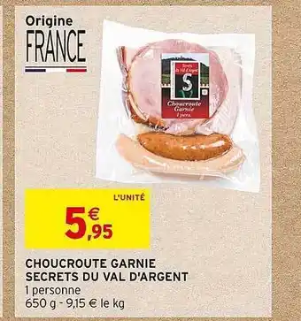 Choucroute garnie secrets du val d'argent