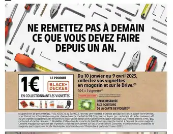 Intermarché Produit black+decker offre