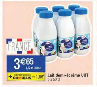 Migros Lait demi-écrémé uht offre