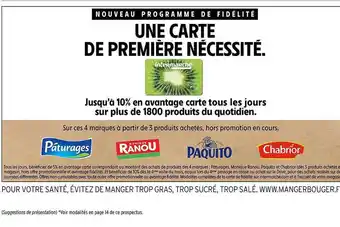 Intermarché Express Produit pâturages, monique ranou, paquito, chabrior offre