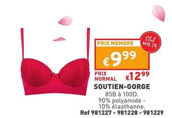 Trafic Soutien-gorge offre
