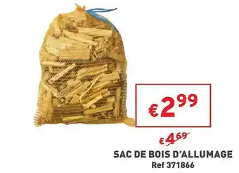 Trafic Sac de bois d'allumage offre