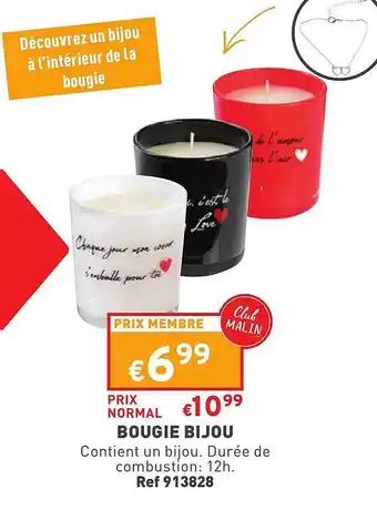Trafic Bougie bijou offre
