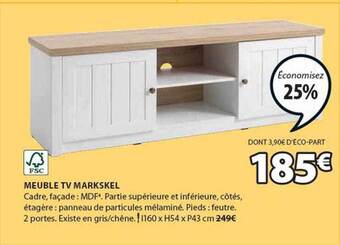 JYSK Meuble tv markskel offre