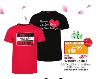 Trafic T-shirt homme offre