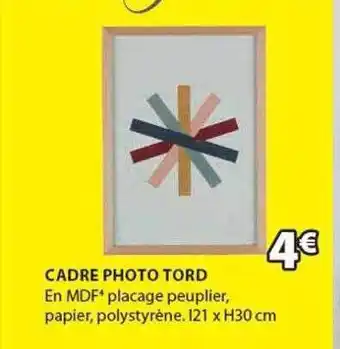 JYSK Cadre photo tord offre