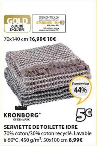 JYSK Serviette de toilette idre kronborg offre