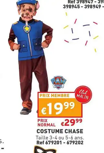 Costume chase