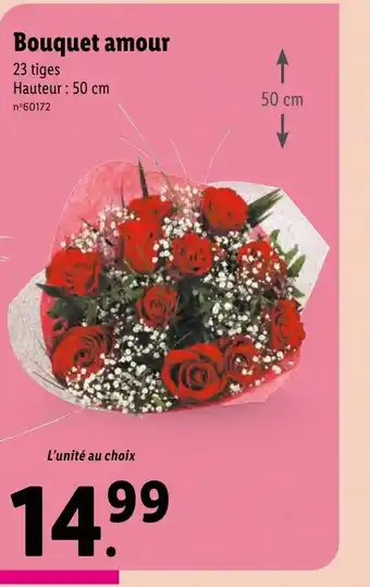 Lidl Bouquet Amour offre