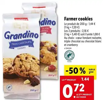 Lidl Farmer Cookies offre