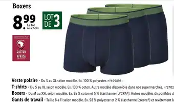 Lidl Boxers offre