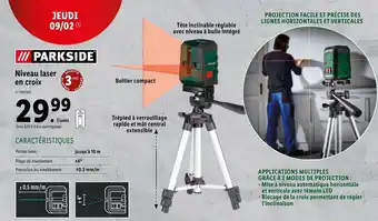 Lidl Niveau Laser En Croix offre