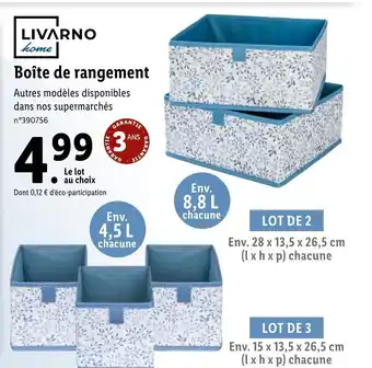 Lidl Boîte De Rangement offre