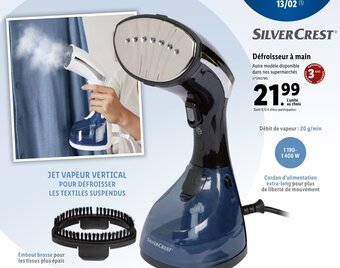 Lidl Défroisseur à Main offre