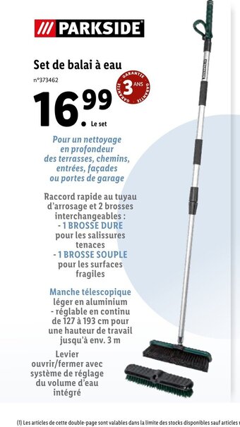 Lidl Set De Balai à Eau offre