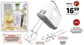 Lidl Batteur offre