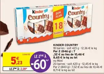 Intermarché Kinder Country offre