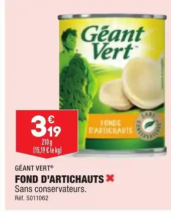 ALDI Fond d'Artichauts offre