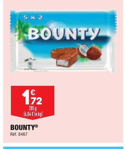 Promo Bounty chez ALDI