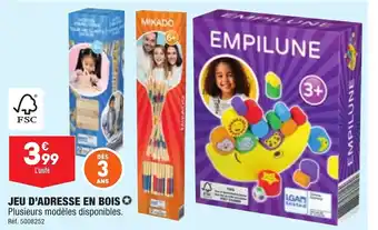 ALDI Jeu d'Adresse En Bois offre