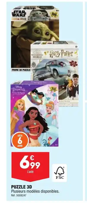 ALDI Puzzle 3D offre