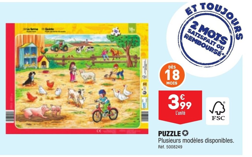 Promo Puzzle chez ALDI