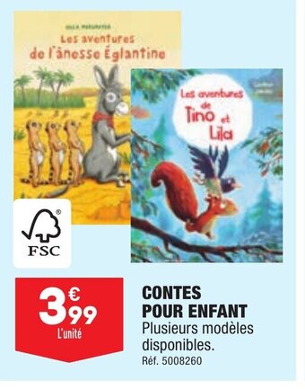 ALDI Contes Pour Enfant offre