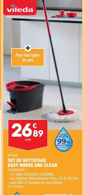ALDI Set de Nettoyage Easy Wring And Clean offre