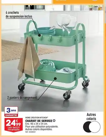 ALDI Chariot de service offre