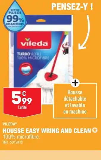 ALDI Housse Easy Wring And clean offre