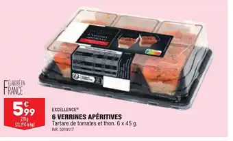 6 Verrines Aperitives