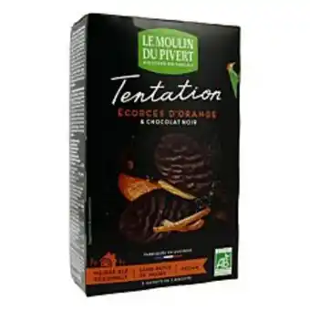 Naturalia Biscuits tentation chocolat noir aux écorces d'ora... offre