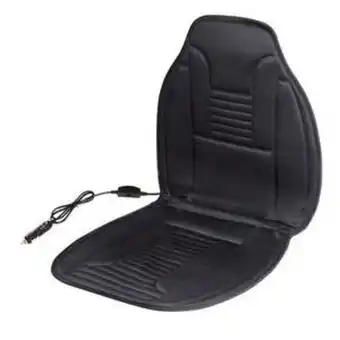 La Foir'Fouille Couvre-siège chauffant allume-cigare - 99 x 49 cm - noir offre