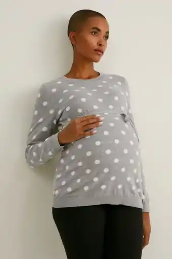 C&A Pull de grossesse - à pois offre