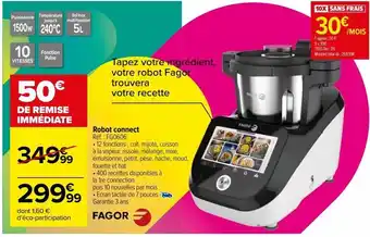 Carrefour Robot connect fagor offre