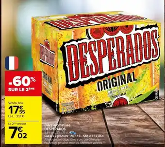 Carrefour Bière aromatisée desperados offre