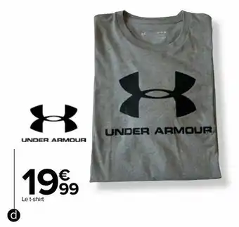 Carrefour T-shirt homme under armour offre