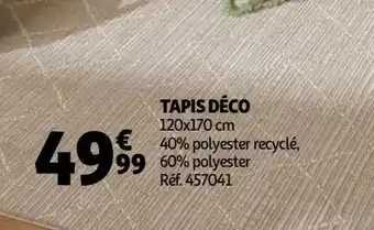 Auchan Tapis déco offre